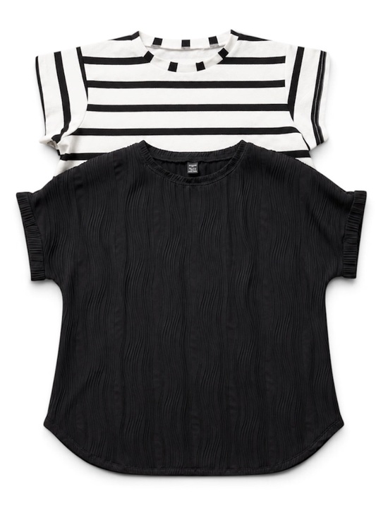 Amazon Tops - Maternity Top Bundle Large Dressy Maternity Shirts Black Striped & Solid Shirt